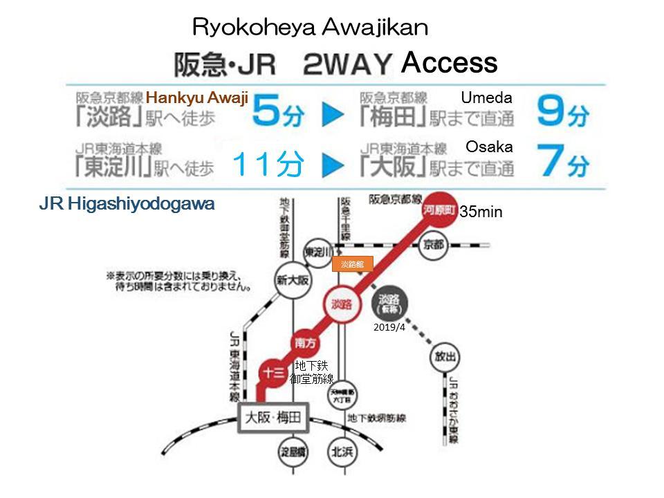 Ryokoheya Awajikan Osaka Exterior photo